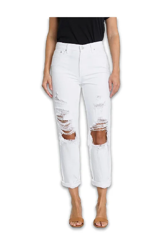 Pistola Presley High Rise Relaxed Roller In Blizzard
