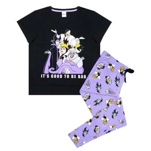Disney Womens/Ladies Its Good To Be Bad Villains Pyjama Set Fall pajama sets