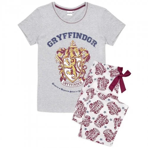Harry Potter Womens/Ladies Gryffindor Long Pyjama Set Bamboo pajama sets