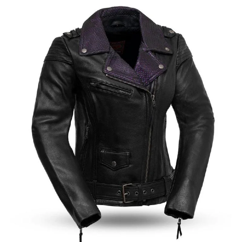Iris Womens Motorcycle Jacket | The Alley Women's warm jackets