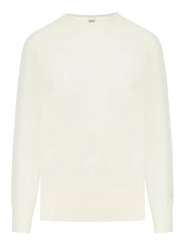 Crew-neck cashmere knit