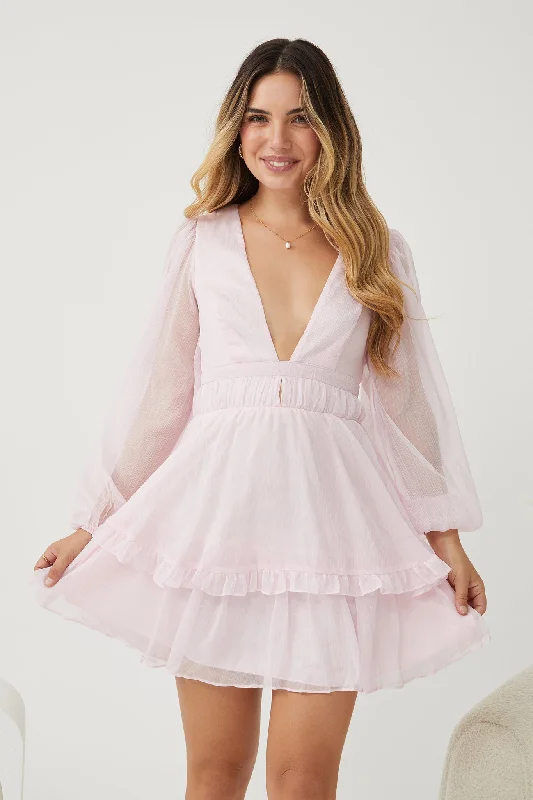 Jenkin Dress - Pink Date night mini dresses