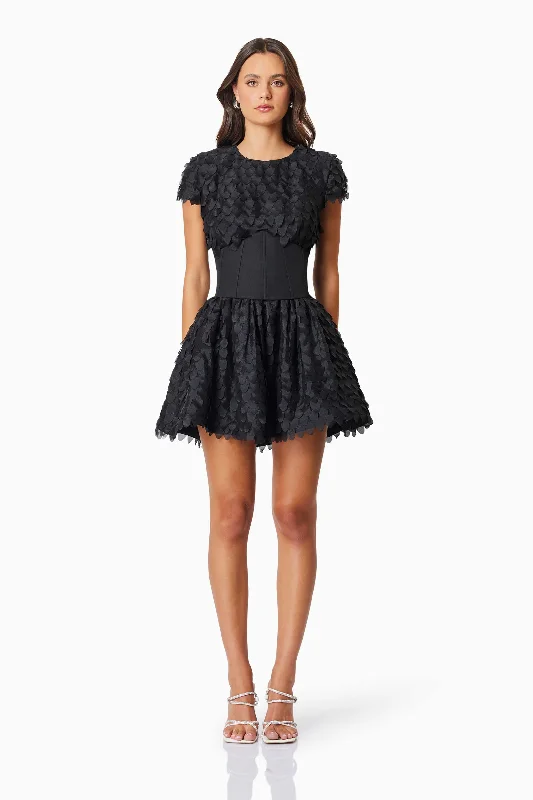 OMR x ELLIATT: Amberwing Dress In Black - Pre Order Luxury mini dresses