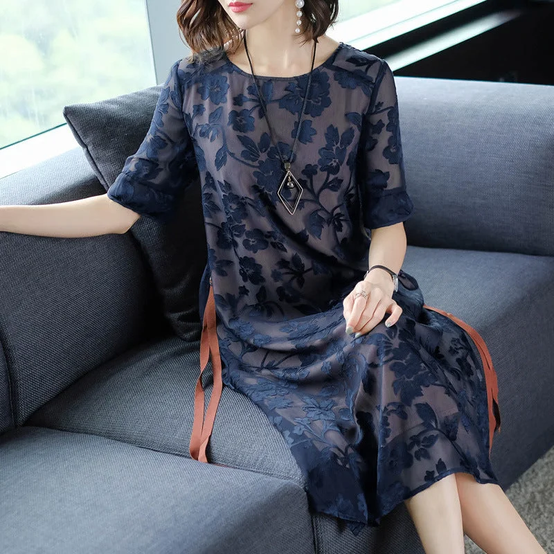 Round neck dress Mini dresses Strapless mini dresses