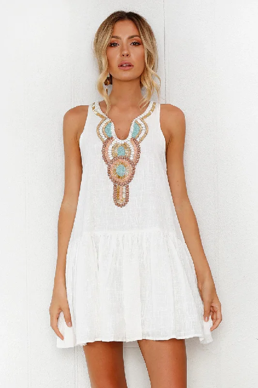 White print