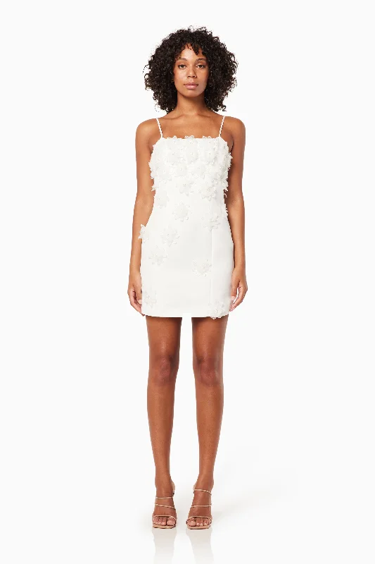 Sutton 3D Floral Mini Dress Fashion Nova mini dresses