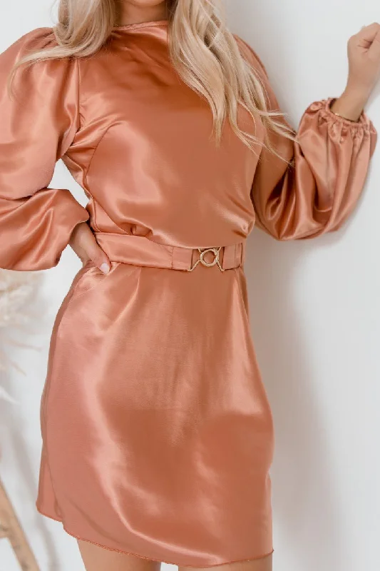 Tonneli Dress - Rust Casual mini dresses