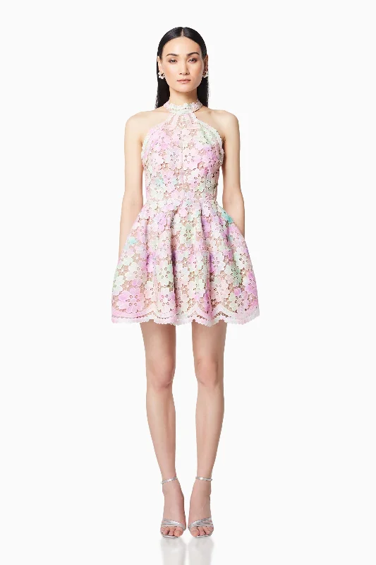 Zadar Lace Mini Dress In Pink Birthday mini dresses