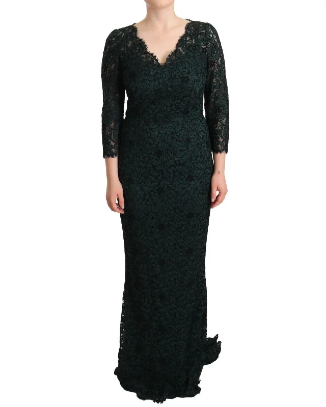 Dolce & Gabbana Gorgeous  Lace Maxi Floor Length Dress