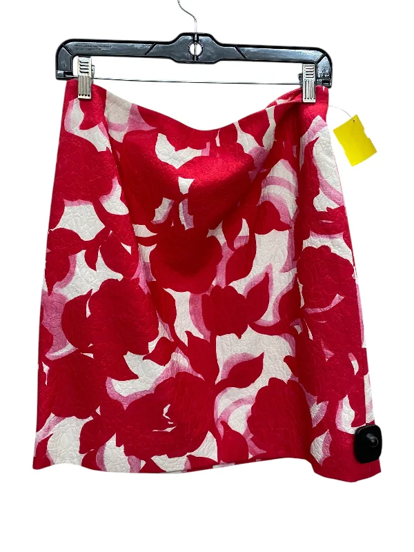 Skirt Mini & Short By Doncaster In Pink, Size: 6 Ruffled Mini Skirt