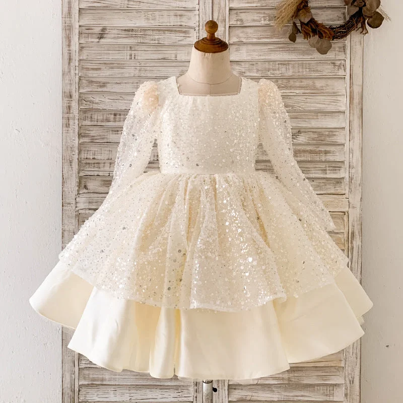 Baby Girl First Communion DressesToddler Birthday Party Princess Dress Cotton party dresses