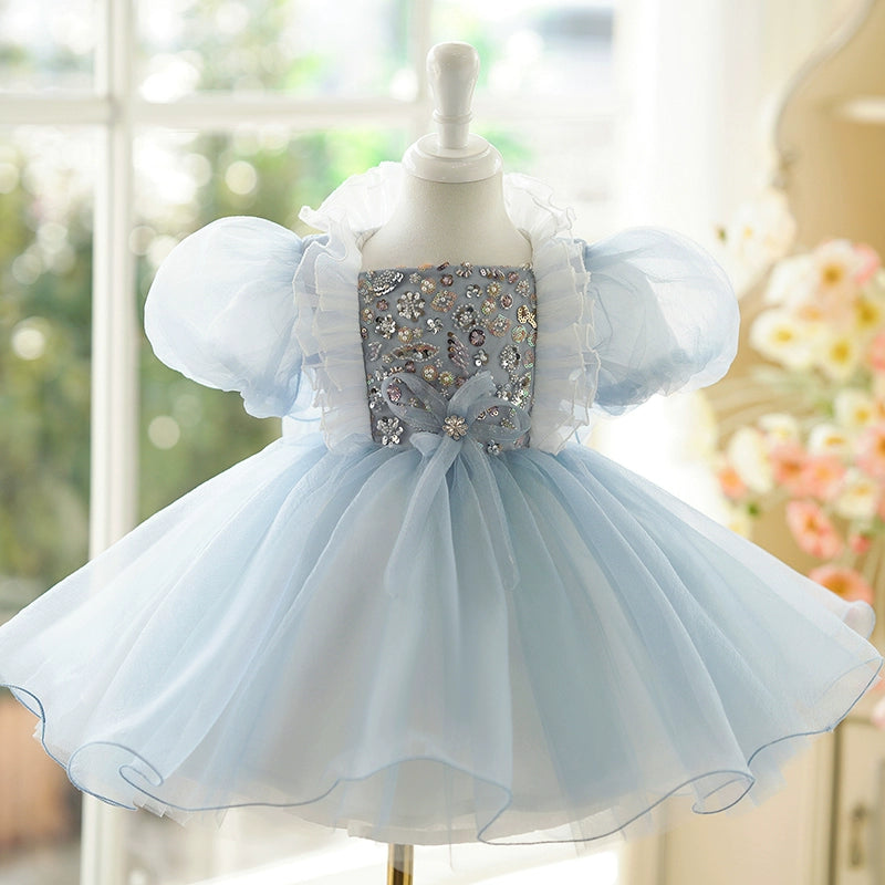 Cute Baby Girl Puffy Beauty Pageant Dress Toddler Birthday Party Princess Dress Shein party dresses