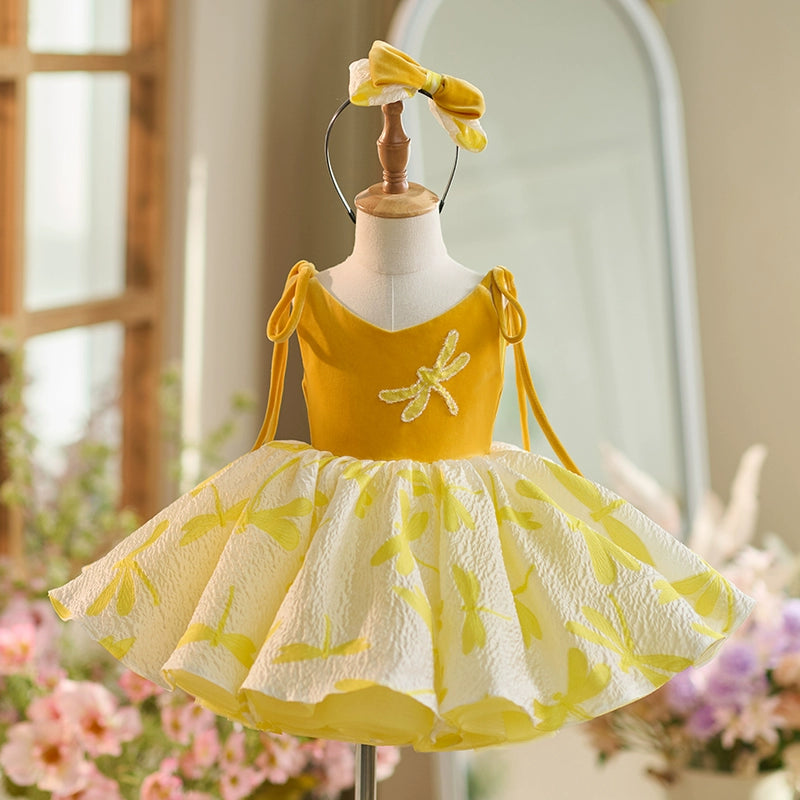 Cute Beauty Pageant Dress Flower Girl Dress Toddler Birthday Party Princess Dress Street style party dresses