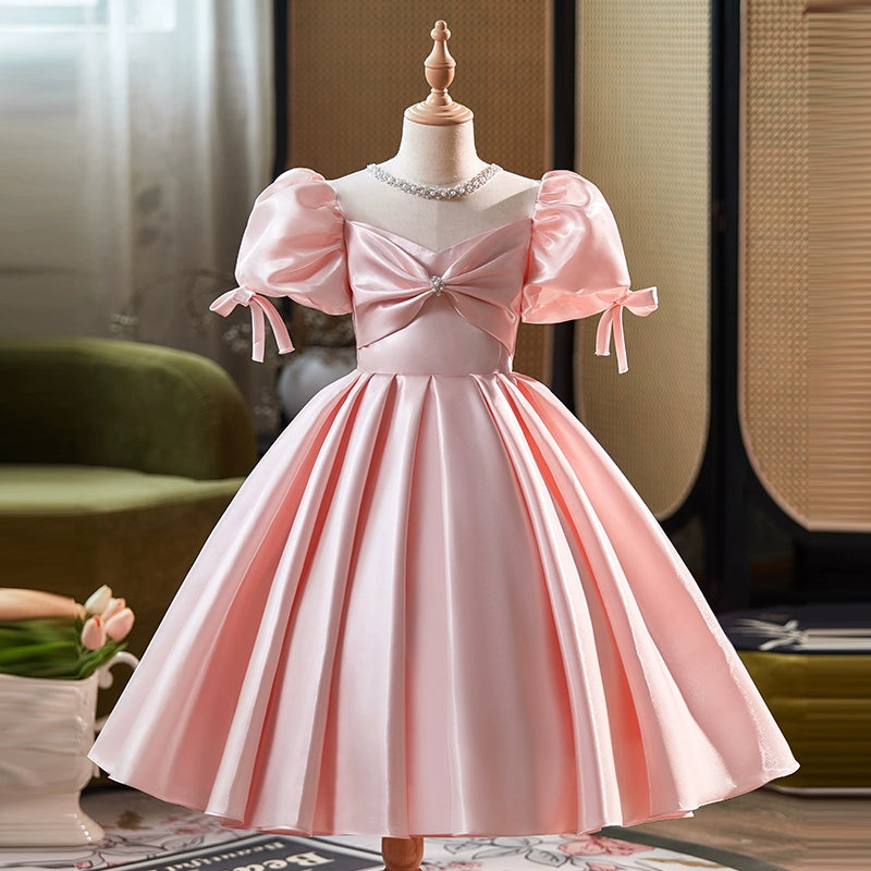 Flower Girl Dress Toddler Birthday Party Dress Summer Formal Dresses Smocked party dresses