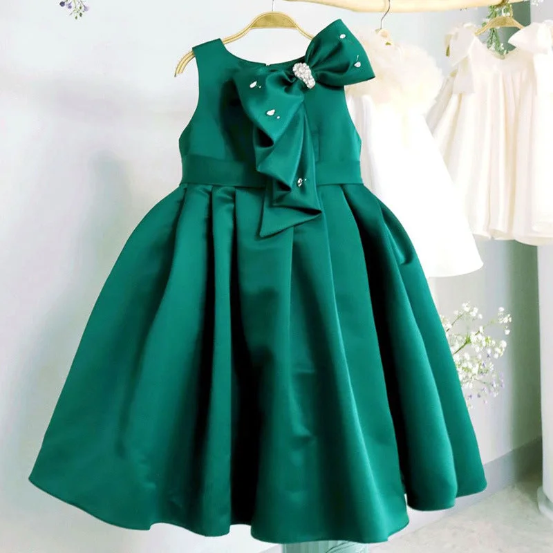 Flower Girl Dress Toddler Birthday Party Dress Summer Green Formal Dresses Club party dresses