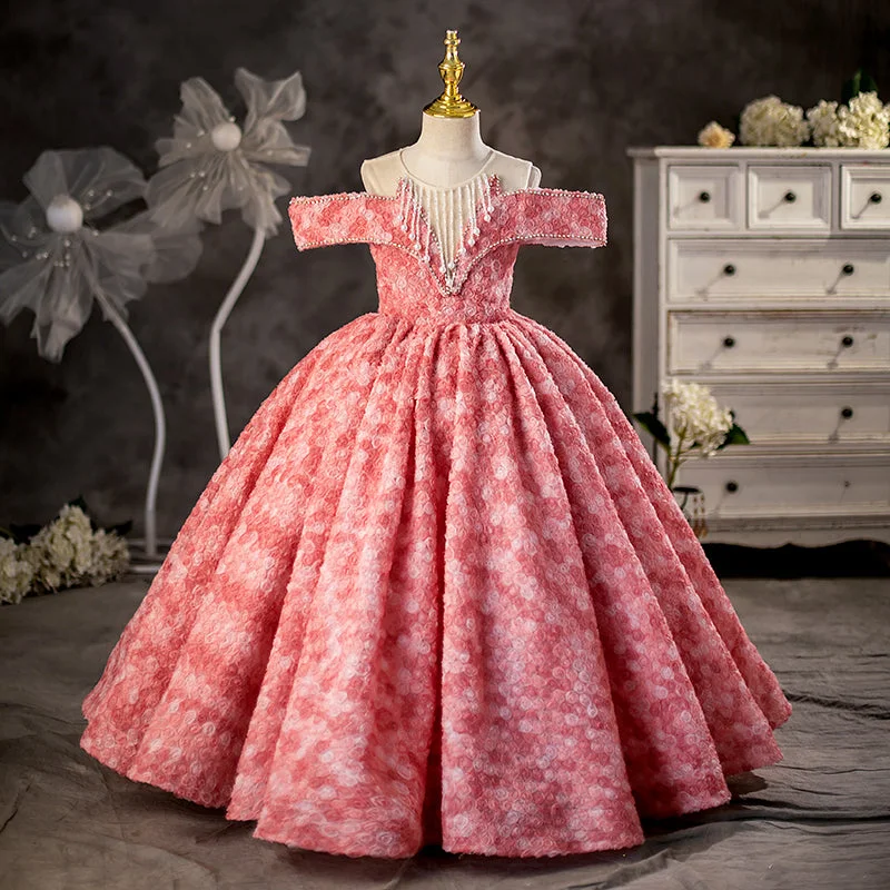 Girls Princess Dress Birthday Party Dress Bodycon party dresses