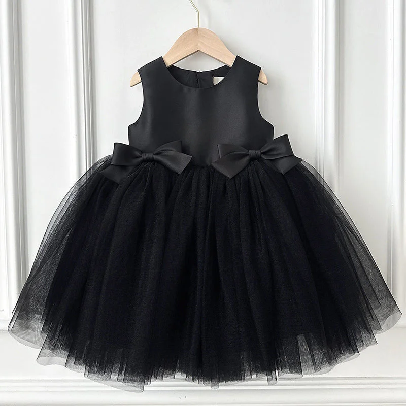 Simple Princess Dress Children's Birthday Party Dress Ruffled party dresses