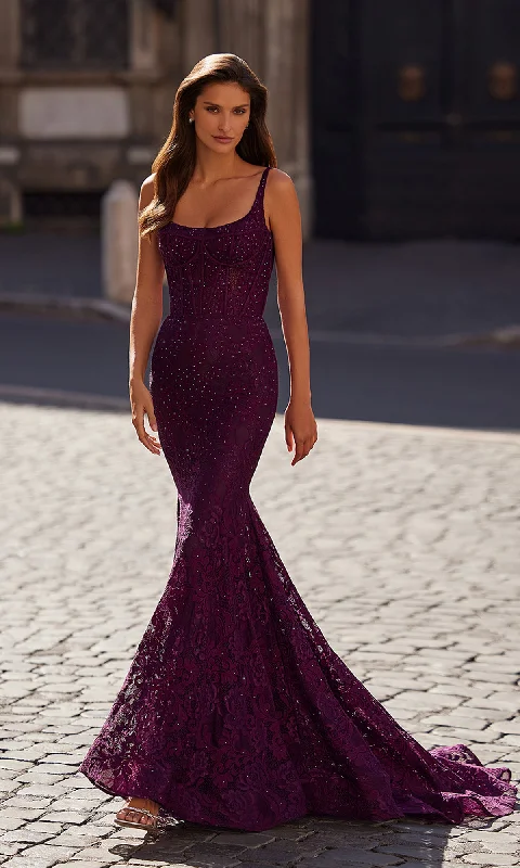 La Femme Long Lace Mermaid Prom Dress 32420 Lace Dress Day